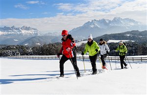 Schneeschuhwandern in Deutschnofen